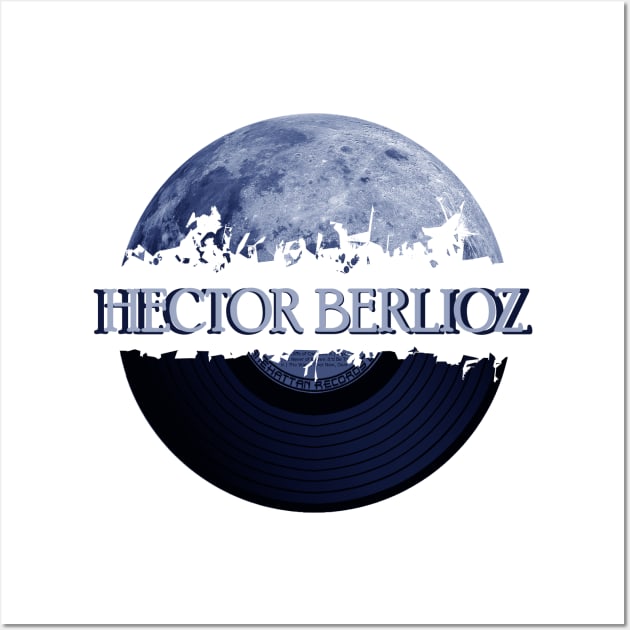 Hector Berlioz blue moon vinyl Wall Art by hany moon